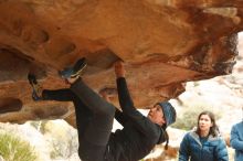 Bouldering in Hueco Tanks on 01/02/2020 with Blue Lizard Climbing and Yoga

Filename: SRM_20200102_1151200.jpg
Aperture: f/3.2
Shutter Speed: 1/250
Body: Canon EOS-1D Mark II
Lens: Canon EF 50mm f/1.8 II