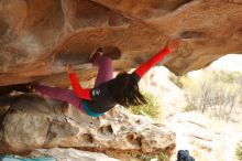 Bouldering in Hueco Tanks on 01/02/2020 with Blue Lizard Climbing and Yoga

Filename: SRM_20200102_1153310.jpg
Aperture: f/3.2
Shutter Speed: 1/250
Body: Canon EOS-1D Mark II
Lens: Canon EF 50mm f/1.8 II