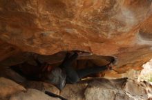 Bouldering in Hueco Tanks on 01/02/2020 with Blue Lizard Climbing and Yoga

Filename: SRM_20200102_1156490.jpg
Aperture: f/2.8
Shutter Speed: 1/250
Body: Canon EOS-1D Mark II
Lens: Canon EF 50mm f/1.8 II