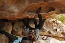 Bouldering in Hueco Tanks on 01/02/2020 with Blue Lizard Climbing and Yoga

Filename: SRM_20200102_1157140.jpg
Aperture: f/3.2
Shutter Speed: 1/250
Body: Canon EOS-1D Mark II
Lens: Canon EF 50mm f/1.8 II