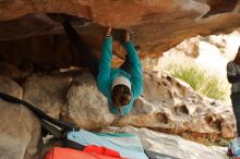 Bouldering in Hueco Tanks on 01/02/2020 with Blue Lizard Climbing and Yoga

Filename: SRM_20200102_1158510.jpg
Aperture: f/2.8
Shutter Speed: 1/250
Body: Canon EOS-1D Mark II
Lens: Canon EF 50mm f/1.8 II