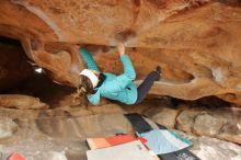 Bouldering in Hueco Tanks on 01/02/2020 with Blue Lizard Climbing and Yoga

Filename: SRM_20200102_1222120.jpg
Aperture: f/3.5
Shutter Speed: 1/250
Body: Canon EOS-1D Mark II
Lens: Canon EF 16-35mm f/2.8 L