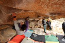 Bouldering in Hueco Tanks on 01/02/2020 with Blue Lizard Climbing and Yoga

Filename: SRM_20200102_1233180.jpg
Aperture: f/4.5
Shutter Speed: 1/250
Body: Canon EOS-1D Mark II
Lens: Canon EF 16-35mm f/2.8 L