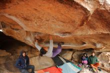 Bouldering in Hueco Tanks on 01/02/2020 with Blue Lizard Climbing and Yoga

Filename: SRM_20200102_1256460.jpg
Aperture: f/4.5
Shutter Speed: 1/250
Body: Canon EOS-1D Mark II
Lens: Canon EF 16-35mm f/2.8 L