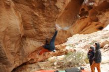 Bouldering in Hueco Tanks on 01/02/2020 with Blue Lizard Climbing and Yoga

Filename: SRM_20200102_1319050.jpg
Aperture: f/5.0
Shutter Speed: 1/250
Body: Canon EOS-1D Mark II
Lens: Canon EF 16-35mm f/2.8 L