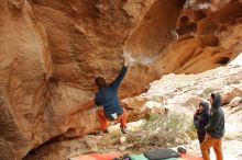 Bouldering in Hueco Tanks on 01/02/2020 with Blue Lizard Climbing and Yoga

Filename: SRM_20200102_1319051.jpg
Aperture: f/5.0
Shutter Speed: 1/250
Body: Canon EOS-1D Mark II
Lens: Canon EF 16-35mm f/2.8 L