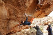 Bouldering in Hueco Tanks on 01/02/2020 with Blue Lizard Climbing and Yoga

Filename: SRM_20200102_1319160.jpg
Aperture: f/5.0
Shutter Speed: 1/250
Body: Canon EOS-1D Mark II
Lens: Canon EF 16-35mm f/2.8 L