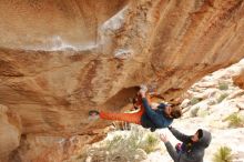 Bouldering in Hueco Tanks on 01/02/2020 with Blue Lizard Climbing and Yoga

Filename: SRM_20200102_1319310.jpg
Aperture: f/5.0
Shutter Speed: 1/250
Body: Canon EOS-1D Mark II
Lens: Canon EF 16-35mm f/2.8 L