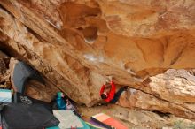Bouldering in Hueco Tanks on 01/02/2020 with Blue Lizard Climbing and Yoga

Filename: SRM_20200102_1321450.jpg
Aperture: f/4.5
Shutter Speed: 1/250
Body: Canon EOS-1D Mark II
Lens: Canon EF 16-35mm f/2.8 L