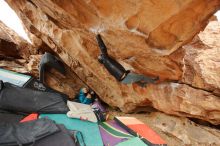 Bouldering in Hueco Tanks on 01/02/2020 with Blue Lizard Climbing and Yoga

Filename: SRM_20200102_1324140.jpg
Aperture: f/4.5
Shutter Speed: 1/250
Body: Canon EOS-1D Mark II
Lens: Canon EF 16-35mm f/2.8 L