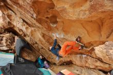 Bouldering in Hueco Tanks on 01/02/2020 with Blue Lizard Climbing and Yoga

Filename: SRM_20200102_1325590.jpg
Aperture: f/4.5
Shutter Speed: 1/250
Body: Canon EOS-1D Mark II
Lens: Canon EF 16-35mm f/2.8 L