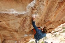 Bouldering in Hueco Tanks on 01/02/2020 with Blue Lizard Climbing and Yoga

Filename: SRM_20200102_1326211.jpg
Aperture: f/4.5
Shutter Speed: 1/250
Body: Canon EOS-1D Mark II
Lens: Canon EF 16-35mm f/2.8 L