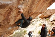 Bouldering in Hueco Tanks on 01/02/2020 with Blue Lizard Climbing and Yoga

Filename: SRM_20200102_1332290.jpg
Aperture: f/4.5
Shutter Speed: 1/250
Body: Canon EOS-1D Mark II
Lens: Canon EF 16-35mm f/2.8 L