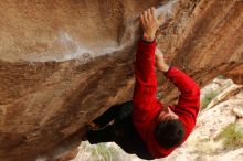 Bouldering in Hueco Tanks on 01/02/2020 with Blue Lizard Climbing and Yoga

Filename: SRM_20200102_1334430.jpg
Aperture: f/5.6
Shutter Speed: 1/250
Body: Canon EOS-1D Mark II
Lens: Canon EF 16-35mm f/2.8 L