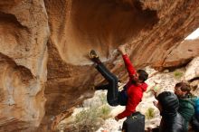 Bouldering in Hueco Tanks on 01/02/2020 with Blue Lizard Climbing and Yoga

Filename: SRM_20200102_1334520.jpg
Aperture: f/5.0
Shutter Speed: 1/250
Body: Canon EOS-1D Mark II
Lens: Canon EF 16-35mm f/2.8 L