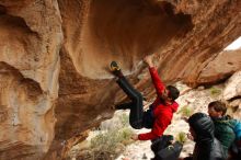 Bouldering in Hueco Tanks on 01/02/2020 with Blue Lizard Climbing and Yoga

Filename: SRM_20200102_1334521.jpg
Aperture: f/5.6
Shutter Speed: 1/250
Body: Canon EOS-1D Mark II
Lens: Canon EF 16-35mm f/2.8 L