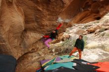 Bouldering in Hueco Tanks on 01/02/2020 with Blue Lizard Climbing and Yoga

Filename: SRM_20200102_1349450.jpg
Aperture: f/6.3
Shutter Speed: 1/200
Body: Canon EOS-1D Mark II
Lens: Canon EF 16-35mm f/2.8 L