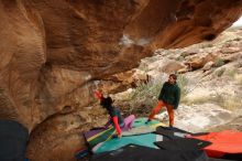 Bouldering in Hueco Tanks on 01/02/2020 with Blue Lizard Climbing and Yoga

Filename: SRM_20200102_1349452.jpg
Aperture: f/6.3
Shutter Speed: 1/200
Body: Canon EOS-1D Mark II
Lens: Canon EF 16-35mm f/2.8 L