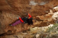 Bouldering in Hueco Tanks on 01/02/2020 with Blue Lizard Climbing and Yoga

Filename: SRM_20200102_1352561.jpg
Aperture: f/6.3
Shutter Speed: 1/200
Body: Canon EOS-1D Mark II
Lens: Canon EF 50mm f/1.8 II