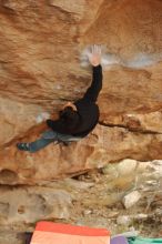 Bouldering in Hueco Tanks on 01/02/2020 with Blue Lizard Climbing and Yoga

Filename: SRM_20200102_1355530.jpg
Aperture: f/3.2
Shutter Speed: 1/500
Body: Canon EOS-1D Mark II
Lens: Canon EF 50mm f/1.8 II