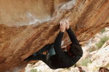 Bouldering in Hueco Tanks on 01/02/2020 with Blue Lizard Climbing and Yoga

Filename: SRM_20200102_1356180.jpg
Aperture: f/2.8
Shutter Speed: 1/250
Body: Canon EOS-1D Mark II
Lens: Canon EF 50mm f/1.8 II