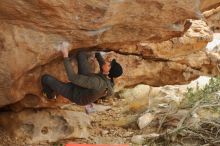 Bouldering in Hueco Tanks on 01/02/2020 with Blue Lizard Climbing and Yoga

Filename: SRM_20200102_1402500.jpg
Aperture: f/2.8
Shutter Speed: 1/250
Body: Canon EOS-1D Mark II
Lens: Canon EF 50mm f/1.8 II