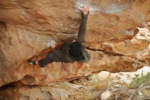 Bouldering in Hueco Tanks on 01/02/2020 with Blue Lizard Climbing and Yoga

Filename: SRM_20200102_1402530.jpg
Aperture: f/2.5
Shutter Speed: 1/250
Body: Canon EOS-1D Mark II
Lens: Canon EF 50mm f/1.8 II