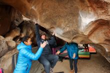 Bouldering in Hueco Tanks on 01/02/2020 with Blue Lizard Climbing and Yoga

Filename: SRM_20200102_1439370.jpg
Aperture: f/4.5
Shutter Speed: 1/250
Body: Canon EOS-1D Mark II
Lens: Canon EF 16-35mm f/2.8 L