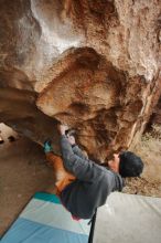 Bouldering in Hueco Tanks on 01/02/2020 with Blue Lizard Climbing and Yoga

Filename: SRM_20200102_1457000.jpg
Aperture: f/3.5
Shutter Speed: 1/250
Body: Canon EOS-1D Mark II
Lens: Canon EF 16-35mm f/2.8 L