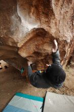 Bouldering in Hueco Tanks on 01/02/2020 with Blue Lizard Climbing and Yoga

Filename: SRM_20200102_1457010.jpg
Aperture: f/3.5
Shutter Speed: 1/250
Body: Canon EOS-1D Mark II
Lens: Canon EF 16-35mm f/2.8 L