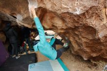 Bouldering in Hueco Tanks on 01/02/2020 with Blue Lizard Climbing and Yoga

Filename: SRM_20200102_1458130.jpg
Aperture: f/3.5
Shutter Speed: 1/250
Body: Canon EOS-1D Mark II
Lens: Canon EF 16-35mm f/2.8 L