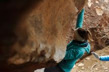 Bouldering in Hueco Tanks on 01/02/2020 with Blue Lizard Climbing and Yoga

Filename: SRM_20200102_1504210.jpg
Aperture: f/3.5
Shutter Speed: 1/250
Body: Canon EOS-1D Mark II
Lens: Canon EF 50mm f/1.8 II