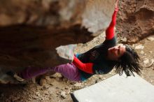 Bouldering in Hueco Tanks on 01/02/2020 with Blue Lizard Climbing and Yoga

Filename: SRM_20200102_1505040.jpg
Aperture: f/3.5
Shutter Speed: 1/250
Body: Canon EOS-1D Mark II
Lens: Canon EF 50mm f/1.8 II