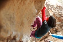 Bouldering in Hueco Tanks on 01/02/2020 with Blue Lizard Climbing and Yoga

Filename: SRM_20200102_1505200.jpg
Aperture: f/2.8
Shutter Speed: 1/250
Body: Canon EOS-1D Mark II
Lens: Canon EF 50mm f/1.8 II