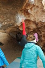 Bouldering in Hueco Tanks on 01/02/2020 with Blue Lizard Climbing and Yoga

Filename: SRM_20200102_1511070.jpg
Aperture: f/3.5
Shutter Speed: 1/250
Body: Canon EOS-1D Mark II
Lens: Canon EF 50mm f/1.8 II