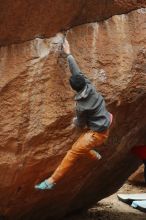 Bouldering in Hueco Tanks on 01/02/2020 with Blue Lizard Climbing and Yoga

Filename: SRM_20200102_1513390.jpg
Aperture: f/4.5
Shutter Speed: 1/250
Body: Canon EOS-1D Mark II
Lens: Canon EF 50mm f/1.8 II