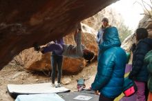 Bouldering in Hueco Tanks on 01/02/2020 with Blue Lizard Climbing and Yoga

Filename: SRM_20200102_1515441.jpg
Aperture: f/3.5
Shutter Speed: 1/250
Body: Canon EOS-1D Mark II
Lens: Canon EF 50mm f/1.8 II