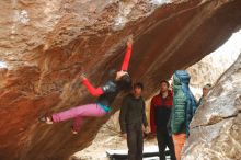 Bouldering in Hueco Tanks on 01/02/2020 with Blue Lizard Climbing and Yoga

Filename: SRM_20200102_1545180.jpg
Aperture: f/2.5
Shutter Speed: 1/250
Body: Canon EOS-1D Mark II
Lens: Canon EF 50mm f/1.8 II