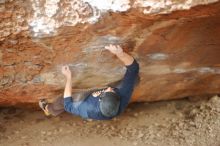 Bouldering in Hueco Tanks on 01/02/2020 with Blue Lizard Climbing and Yoga

Filename: SRM_20200102_1616260.jpg
Aperture: f/2.0
Shutter Speed: 1/250
Body: Canon EOS-1D Mark II
Lens: Canon EF 50mm f/1.8 II