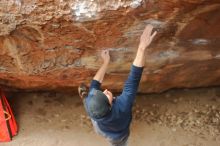 Bouldering in Hueco Tanks on 01/02/2020 with Blue Lizard Climbing and Yoga

Filename: SRM_20200102_1616261.jpg
Aperture: f/2.5
Shutter Speed: 1/250
Body: Canon EOS-1D Mark II
Lens: Canon EF 50mm f/1.8 II