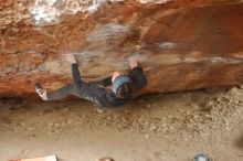 Bouldering in Hueco Tanks on 01/02/2020 with Blue Lizard Climbing and Yoga

Filename: SRM_20200102_1616511.jpg
Aperture: f/2.2
Shutter Speed: 1/250
Body: Canon EOS-1D Mark II
Lens: Canon EF 50mm f/1.8 II