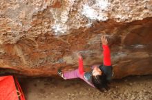 Bouldering in Hueco Tanks on 01/02/2020 with Blue Lizard Climbing and Yoga

Filename: SRM_20200102_1618320.jpg
Aperture: f/2.8
Shutter Speed: 1/250
Body: Canon EOS-1D Mark II
Lens: Canon EF 50mm f/1.8 II