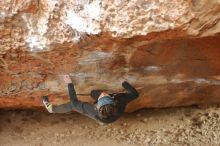 Bouldering in Hueco Tanks on 01/02/2020 with Blue Lizard Climbing and Yoga

Filename: SRM_20200102_1619100.jpg
Aperture: f/2.5
Shutter Speed: 1/250
Body: Canon EOS-1D Mark II
Lens: Canon EF 50mm f/1.8 II