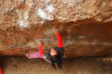 Bouldering in Hueco Tanks on 01/02/2020 with Blue Lizard Climbing and Yoga

Filename: SRM_20200102_1633240.jpg
Aperture: f/2.8
Shutter Speed: 1/250
Body: Canon EOS-1D Mark II
Lens: Canon EF 50mm f/1.8 II