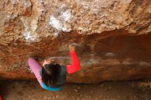 Bouldering in Hueco Tanks on 01/02/2020 with Blue Lizard Climbing and Yoga

Filename: SRM_20200102_1633280.jpg
Aperture: f/2.8
Shutter Speed: 1/250
Body: Canon EOS-1D Mark II
Lens: Canon EF 50mm f/1.8 II