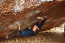 Bouldering in Hueco Tanks on 01/02/2020 with Blue Lizard Climbing and Yoga

Filename: SRM_20200102_1642510.jpg
Aperture: f/2.5
Shutter Speed: 1/250
Body: Canon EOS-1D Mark II
Lens: Canon EF 50mm f/1.8 II