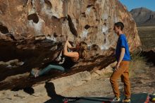 Bouldering in Hueco Tanks on 01/05/2020 with Blue Lizard Climbing and Yoga

Filename: SRM_20200105_1100070.jpg
Aperture: f/7.1
Shutter Speed: 1/400
Body: Canon EOS-1D Mark II
Lens: Canon EF 50mm f/1.8 II