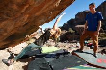 Bouldering in Hueco Tanks on 01/05/2020 with Blue Lizard Climbing and Yoga

Filename: SRM_20200105_1115530.jpg
Aperture: f/8.0
Shutter Speed: 1/160
Body: Canon EOS-1D Mark II
Lens: Canon EF 16-35mm f/2.8 L