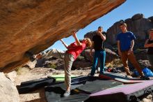 Bouldering in Hueco Tanks on 01/05/2020 with Blue Lizard Climbing and Yoga

Filename: SRM_20200105_1117010.jpg
Aperture: f/8.0
Shutter Speed: 1/320
Body: Canon EOS-1D Mark II
Lens: Canon EF 16-35mm f/2.8 L