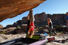 Bouldering in Hueco Tanks on 01/05/2020 with Blue Lizard Climbing and Yoga

Filename: SRM_20200105_1122530.jpg
Aperture: f/8.0
Shutter Speed: 1/320
Body: Canon EOS-1D Mark II
Lens: Canon EF 16-35mm f/2.8 L